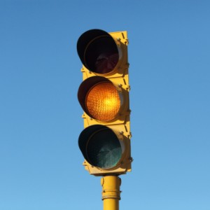 DISC profitle tests predict how people respond to yellow traffic light