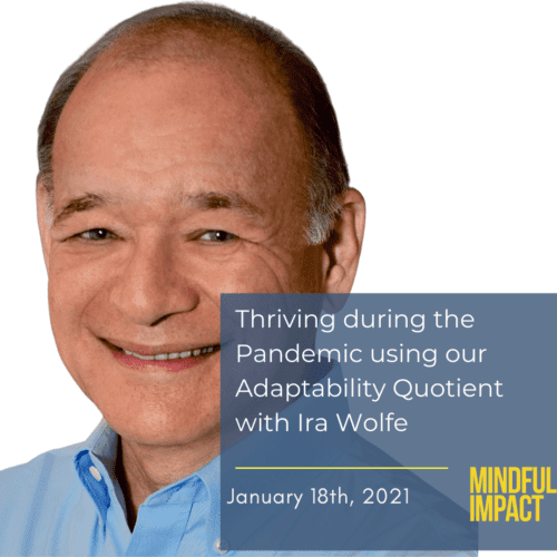 Mindful Impact, Thriving during the Pandemic using our Adaptability Quotient with Ira Wolfe